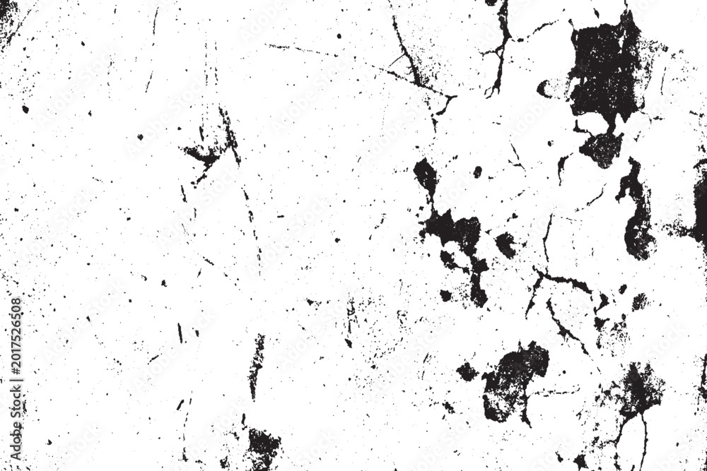 Obraz premium Detailed Black and White Dust and Scratch Grunge Overlay