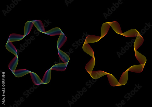 abstract background with stars