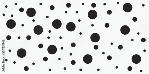 Foto Seamless polka dot pattern
