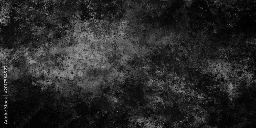 Fototapeta premium Dark gray and black abstract textured surface with mottled effect and rough grunge background
