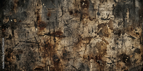 Foto A rough brown pattern of old natural tree bark texture creates an abstract woode