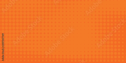 Fotografi Background orange halftone pattern