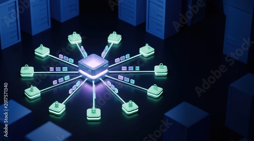 A decentralized edge computing network with a secure IoT nodes for cybersecurity and data protection