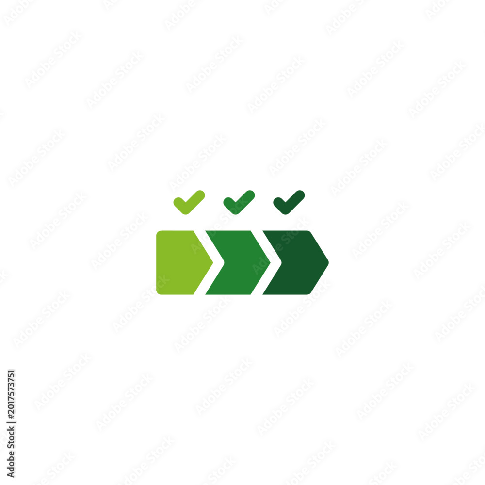 Fototapeta premium Value Chain Process Icon – Business Workflow and Supply Chain Symbol