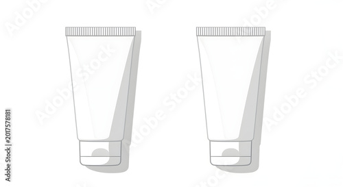 White tube mockup