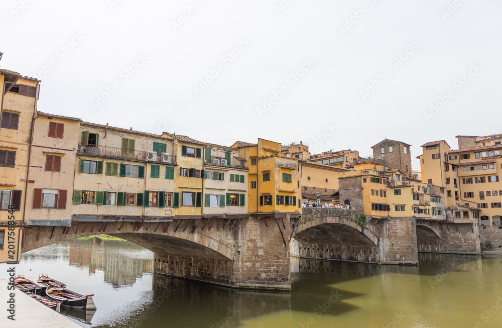 Fototapeta premium Ponte Vecchio in Florenz, Toskana, Italien