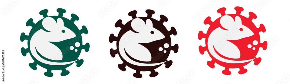 Naklejka premium Hantavirus