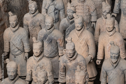 Photos Part view of warriors of the terracotta army in Xian China, a travel destination