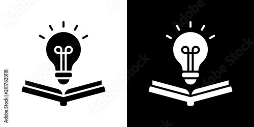 Bild auf Leinwand Knowledge Icon Set Multiple Style Collection