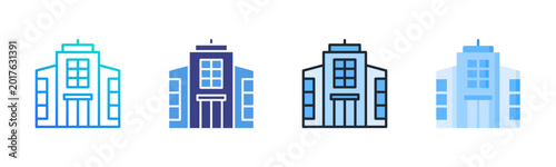 Photography Enterprise Icon Set Multiple Style Collection