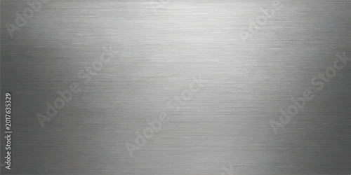 Fotografía Brushed metal texture background with fine lines brushed steel metal surface alu