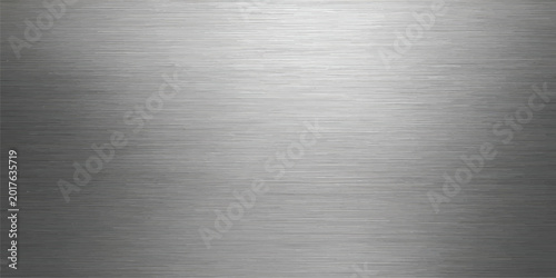 Foto Satin metal surface with subtle lighting effect a clean brushed metal surface wi