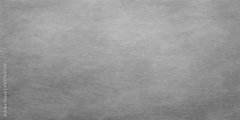 Fototapeta premium Subtle texture of a brushed metal panel with stainless steel metallic background material abstract industrial unprocessed scratched blemished weathered polished aluminum reflective