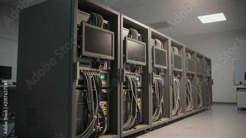 Dust-Covered Inactive Supercomputer