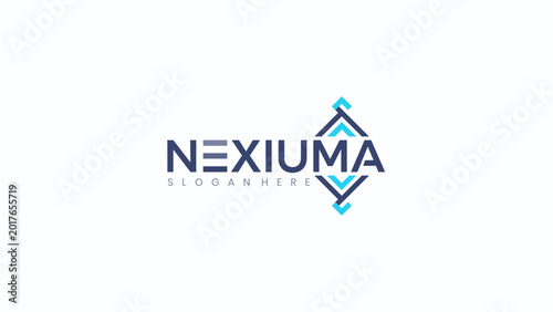 Free Download Modern Nexiuma Logo Design for Tech Business - GFXLoad