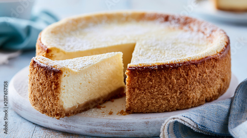 Classic New York cheesecake