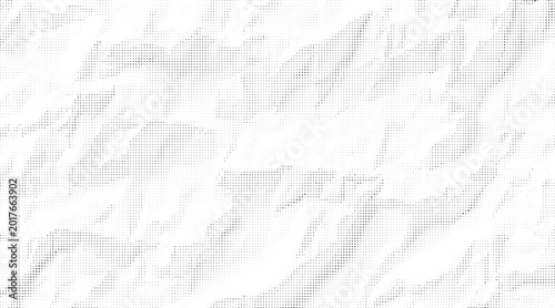 Photos A close-up shot of a white, crumpled paper surface with a detailed texture