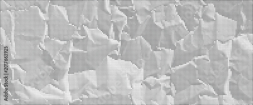 Schilderij op canvas Crumpled transparent background paper texture close-up