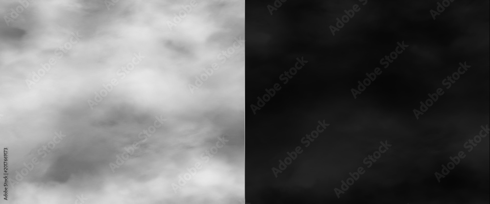 Fototapeta premium Atmospheric smoke and fog texture, ethereal white mist on black background, moody cinematic steam overlay for creative design and photo editing