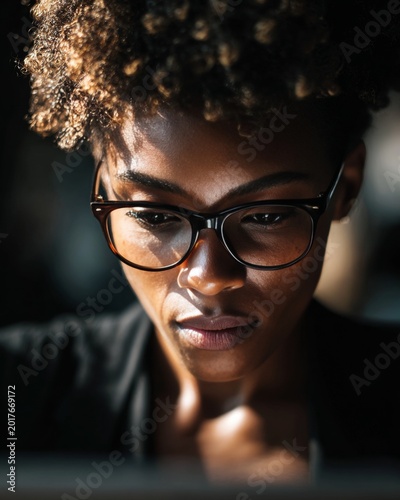 Focused creativity shines during evening work session