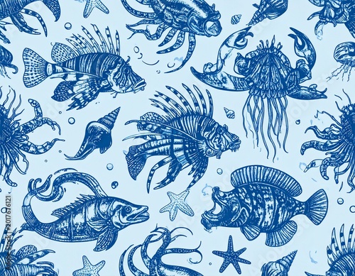 Ocean life illustration