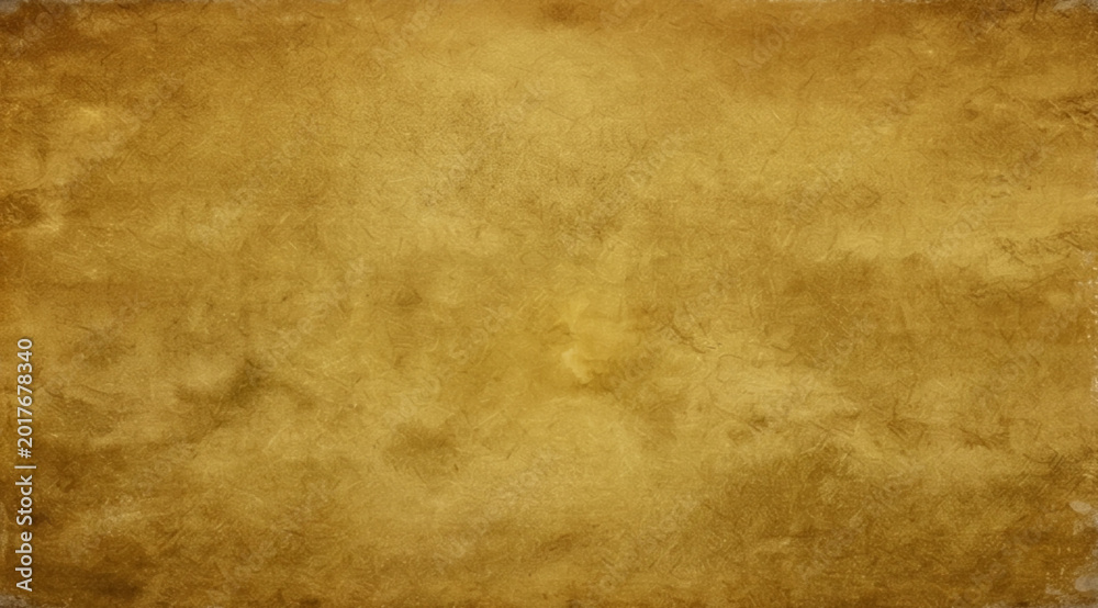 Fototapeta premium Textured golden background with grunge effect and vintage paper style