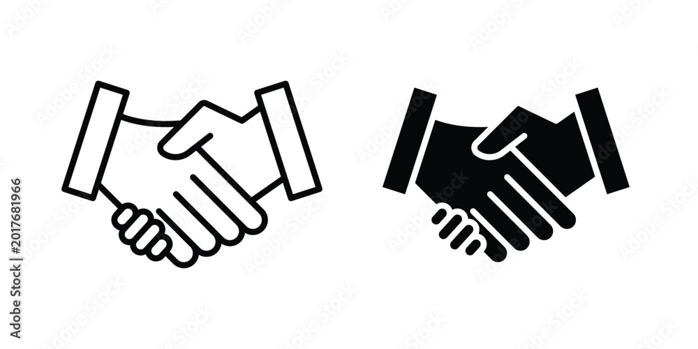 Obraz premium Partner icon. Glyph solid icons collection. Line symbols