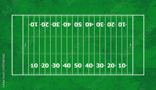 american football field - with green grunge texture (artwork 2)