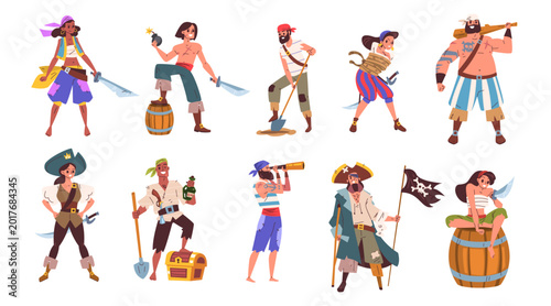 Quadro su tela Corsair characters