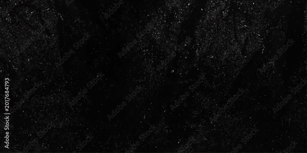 Obraz premium Black crumpled paper texture background. Natural organic shapes and design. The glossy black background is blurred 