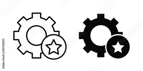 Cuadro en lienzo Additional skills icon and symbol series vector illustration