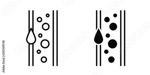 Photos Blood flow icon and symbol series vector illustration