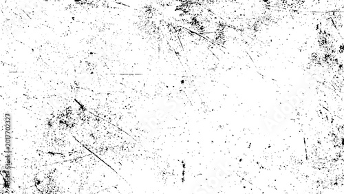 Cuadro en lienzo Grunge textured white surface with scratches and marks for design and background