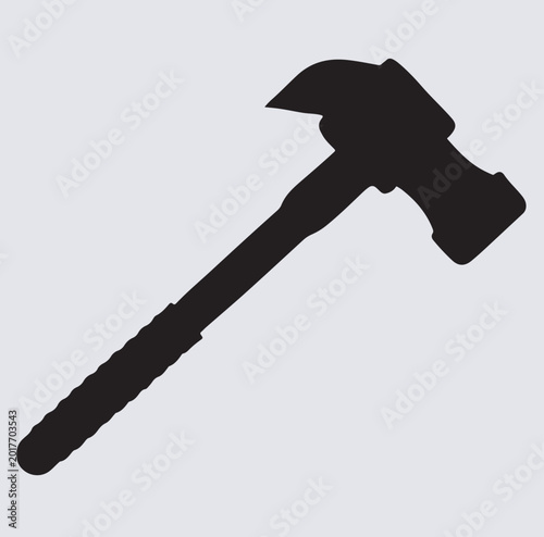 hammer icon, hammer silhouette vector art illustration.