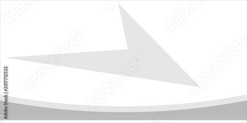 Bilde på lerret Abstract white and gray background