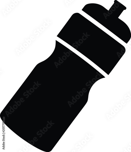 Photography Sport squeeze water bottle silhouette vector