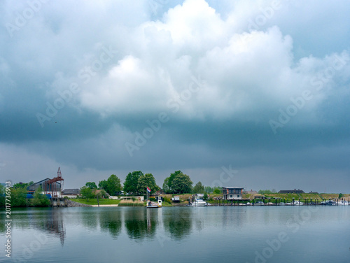 River de Afgedamde Maas bij Nederhemert, Gelderland province, The Netherlands
