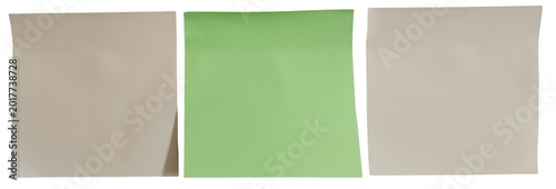 Tableau sur toile Minimalist abstract design with two-toned gradient panel isolated on white backg