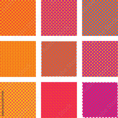 Fotografía Vibrant multicolored geometric pattern with kaleidoscopic motifs