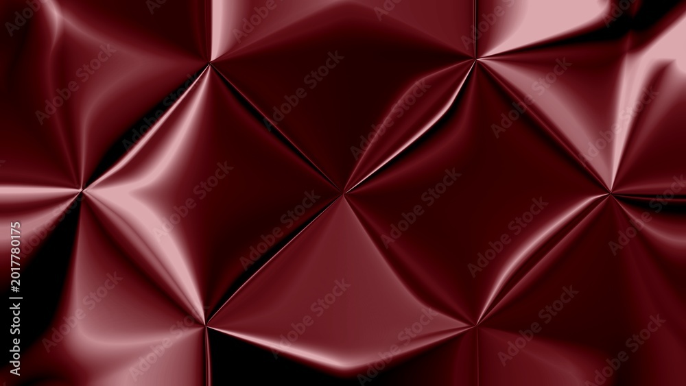 Naklejka premium Burgundy tufted satin texture glossy quilted fabric abstract background