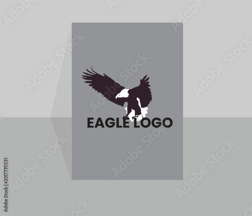 Creative modern eagle logo icon and unique template design
