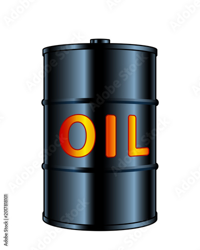 Oil barrel illustration