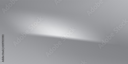 Quadro su tela Abstract luxury blur Grey color gradient, used as background studio wall for display your products