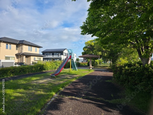 Plakat 日本の遊歩道公園