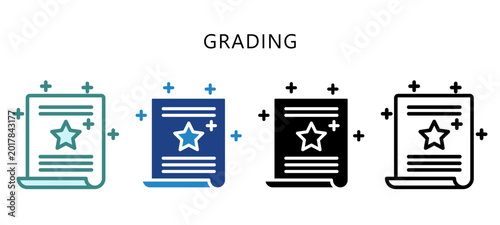 Fotografia Grading Multi Style Icon
