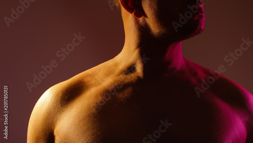 Cuadro en lienzo Man naked