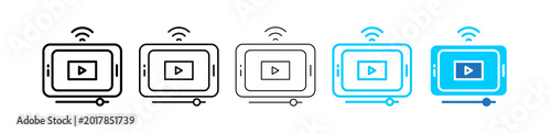 Foto Video Streaming defferent icon