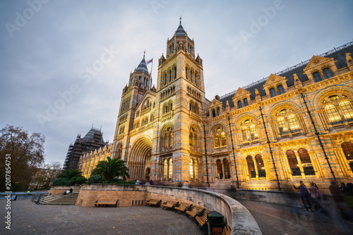 Photography Natural History museum in London. England