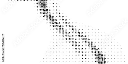 Tableau sur toile Light Green vector polygonal illustration, which consist of hexagons