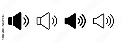 Bild auf Leinwand Speaker icon vector illustration